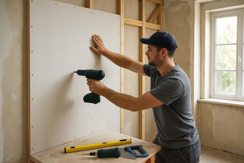 Découvrez une méthode simple et efficace pour réaliser un coffrage placo sans utiliser de rails, idéale pour des finitions propres et rapides.