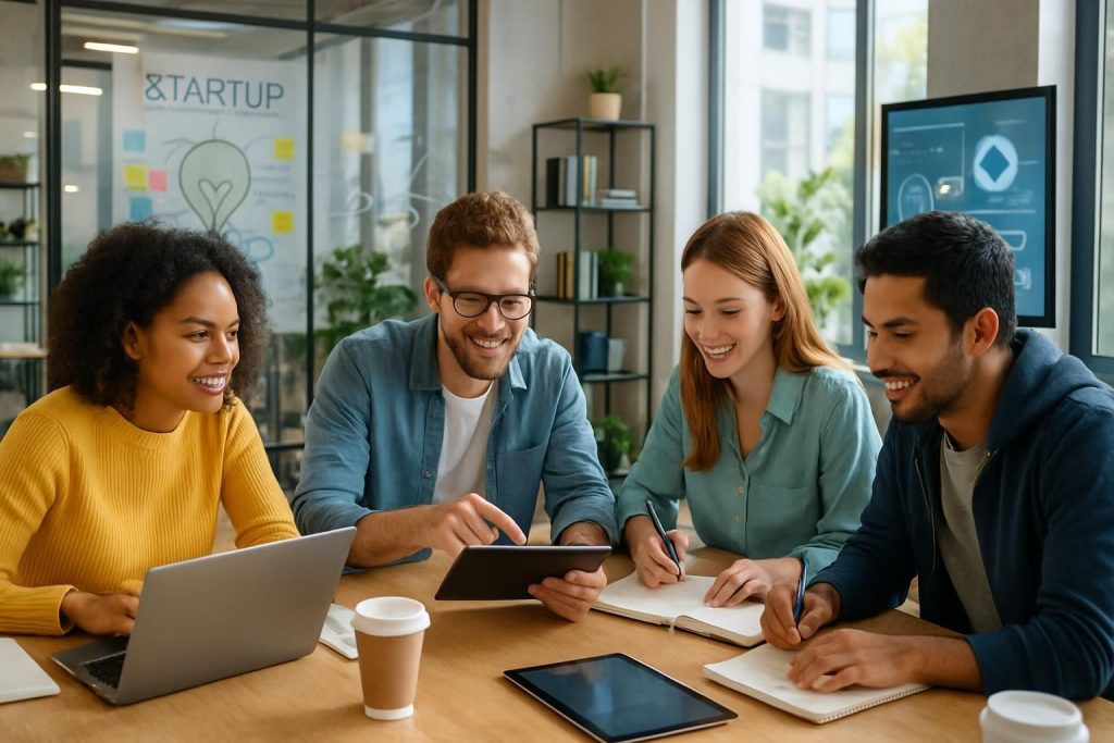 Pop startup est l'agence innovante qui accompagne votre projet avec des solutions créatives et performantes pour assurer son succès et sa croissance rapide.