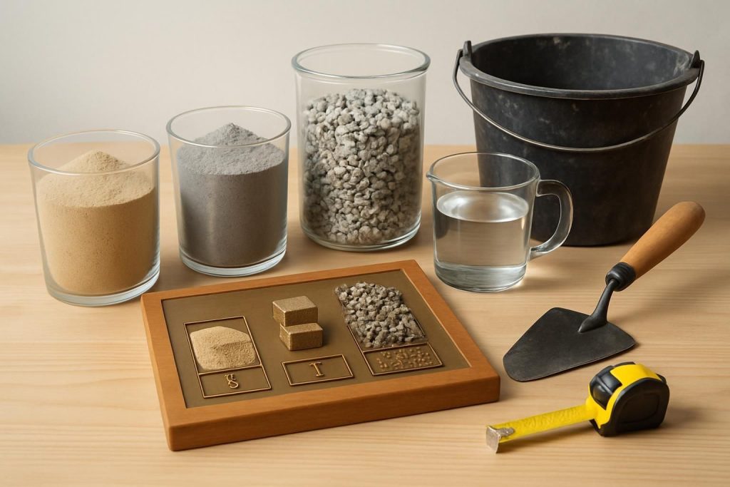 Découvrez notre guide complet pour le dosage du mortier avec un tableau pratique, idéal pour réussir vos travaux de construction et rénovation.
