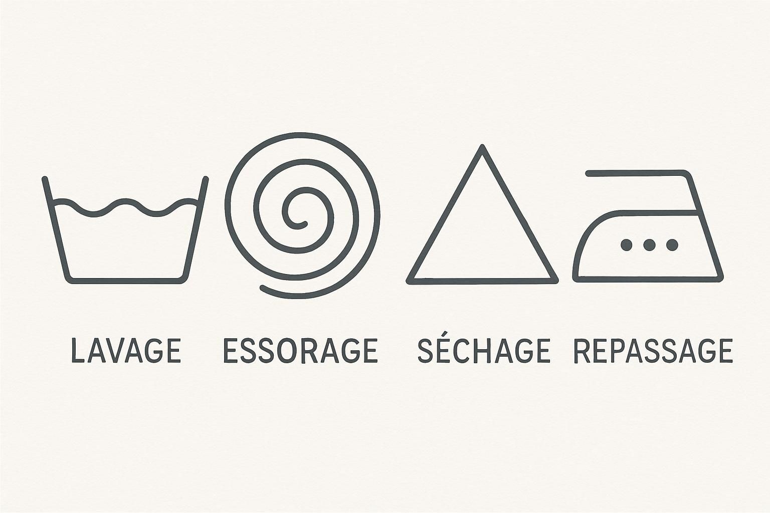 Découvrez la signification des logos d'essorage sur votre machine à laver pour mieux comprendre les symboles et optimiser vos cycles de lavage.
